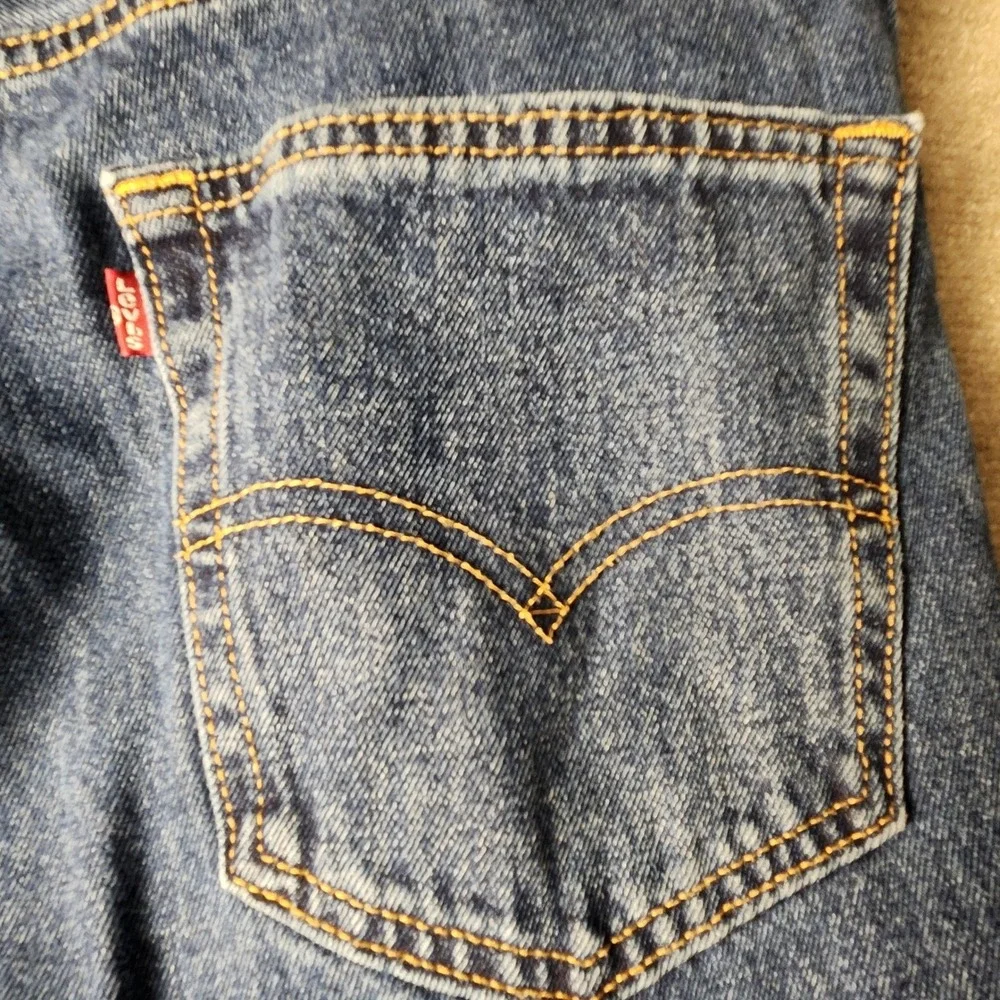 Levi's 505 Regular Fit Jeans Mens 36x30‎ Blue Excellent Straight Leg Denim